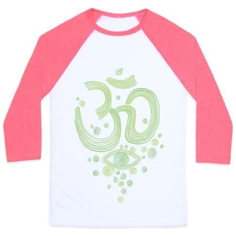 Virgin Teez  Baseball Tee Unisex Classic Baseball Tee / x-small / White/Neon Pink OM AND EYE UNISEX CLASSIC BASEBALL TEE