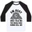 Virgin Teez  Baseball Tee Unisex Classic Baseball Tee / x-small / White/Black OM-BODY ONCE TOLD ME THE WORLD WAS GONNA ROLL ME UNISEX CLASSIC BASEBALL TEE