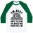 Virgin Teez  Baseball Tee Unisex Classic Baseball Tee / x-small / White/Dark Green OM-BODY ONCE TOLD ME THE WORLD WAS GONNA ROLL ME UNISEX CLASSIC BASEBALL TEE
