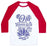 Virgin Teez  Baseball Tee Unisex Classic Baseball Tee / x-small / White/Red OM GONNA KICK YOUR ASS UNISEX CLASSIC BASEBALL TEE