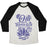 Virgin Teez  Baseball Tee Unisex Tri-Blend Baseball Tee / small / Oatmeal / Black OM GONNA KICK YOUR ASS UNISEX TRI-BLEND BASEBALL TEE