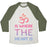 Virgin Teez  Baseball Tee Unisex Tri-Blend Baseball Tee / small / Oatmeal / Moss OM IS WHERE THE HEART IS UNISEX TRI-BLEND BASEBALL TEE