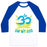 Virgin Teez  Baseball Tee Unisex Classic Baseball Tee / x-small / White/Blue OM MY GOD UNISEX CLASSIC BASEBALL TEE