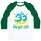 Virgin Teez  Baseball Tee Unisex Classic Baseball Tee / x-small / White/Dark Green OM MY GOD UNISEX CLASSIC BASEBALL TEE