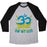 Virgin Teez  Baseball Tee Unisex Tri-Blend Baseball Tee / small / Athletic Gray / Black OM MY GOD UNISEX TRI-BLEND BASEBALL TEE