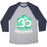 Virgin Teez  Baseball Tee Unisex Tri-Blend Baseball Tee / small / Athletic Gray / Navy OMSTOPPABLE UNISEX TRI-BLEND BASEBALL TEE
