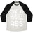 Virgin Teez  Baseball Tee Unisex Tri-Blend Baseball Tee / small / Oatmeal / Black ON A QUEST TO FIND ABS WHITE PRINT UNISEX TRI-BLEND BASEBALL TEE