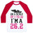 Virgin Teez  Baseball Tee Unisex Classic Baseball Tee / x-small / White/Red ON A SCALE OF 1 TO 10 I'M A 26.2 UNISEX CLASSIC BASEBALL TEE