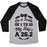 Virgin Teez  Baseball Tee Unisex Tri-Blend Baseball Tee / small / Athletic Gray / Black ON A SCALE OF 1 TO 10 MY BIG'S A 26.2 UNISEX TRI-BLEND BASEBALL TEE