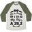 Virgin Teez  Baseball Tee Unisex Tri-Blend Baseball Tee / small / Oatmeal / Moss ON A SCALE OF 1 TO 10 MY BIG'S A 26.2 UNISEX TRI-BLEND BASEBALL TEE