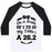Virgin Teez  Baseball Tee Unisex Classic Baseball Tee / x-small / White/Black ON A SCALE OF 1 TO 10 MY LITTLE'S A 26.2 UNISEX CLASSIC BASEBALL TEE