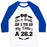 Virgin Teez  Baseball Tee Unisex Classic Baseball Tee / x-small / White/Blue ON A SCALE OF 1 TO 10 MY LITTLE'S A 26.2 UNISEX CLASSIC BASEBALL TEE