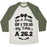 Virgin Teez  Baseball Tee Unisex Tri-Blend Baseball Tee / small / Oatmeal / Moss ON A SCALE OF 1 TO 10 MY LITTLE'S A 26.2 UNISEX TRI-BLEND BASEBALL TEE