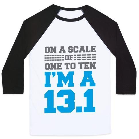 Virgin Teez  Baseball Tee Unisex Classic Baseball Tee / x-small / White/Black ON A SCALE OF ONE TO TEN I'M A 13.1 (BLUE) UNISEX CLASSIC BASEBALL TEE