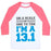 Virgin Teez  Baseball Tee Unisex Classic Baseball Tee / x-small / White/Neon Pink ON A SCALE OF ONE TO TEN I'M A 13.1 (BLUE) UNISEX CLASSIC BASEBALL TEE