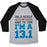 Virgin Teez  Baseball Tee Unisex Tri-Blend Baseball Tee / small / Athletic Gray / Black ON A SCALE OF ONE TO TEN I'M A 13.1 (BLUE) UNISEX TRI-BLEND BASEBALL TEE