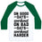 Virgin Teez  Baseball Tee Unisex Classic Baseball Tee / x-small / White/Dark Green ON GOOD DAYS WORKOUT UNISEX CLASSIC BASEBALL TEE