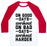 Virgin Teez  Baseball Tee Unisex Classic Baseball Tee / x-small / White/Red ON GOOD DAYS WORKOUT UNISEX CLASSIC BASEBALL TEE