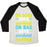 Virgin Teez  Baseball Tee Unisex Tri-Blend Baseball Tee / small / Oatmeal / Black ON GOOD DAYS WORKOUT UNISEX TRI-BLEND BASEBALL TEE