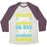 Virgin Teez  Baseball Tee Unisex Tri-Blend Baseball Tee / small / Oatmeal / Maroon ON GOOD DAYS WORKOUT UNISEX TRI-BLEND BASEBALL TEE