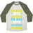 Virgin Teez  Baseball Tee Unisex Tri-Blend Baseball Tee / small / Oatmeal / Moss ON GOOD DAYS WORKOUT UNISEX TRI-BLEND BASEBALL TEE