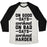 Virgin Teez  Baseball Tee Unisex Tri-Blend Baseball Tee / small / Oatmeal / Black ON GOOD DAYS WORKOUT UNISEX TRI-BLEND BASEBALL TEE