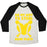 Virgin Teez  Baseball Tee Unisex Tri-Blend Baseball Tee / small / Oatmeal / Black ON MY WAY TO STEAL HOME PLATE UNISEX TRI-BLEND BASEBALL TEE