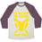 Virgin Teez  Baseball Tee Unisex Tri-Blend Baseball Tee / small / Oatmeal / Maroon ON MY WAY TO STEAL HOME PLATE UNISEX TRI-BLEND BASEBALL TEE