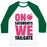 Virgin Teez  Baseball Tee Unisex Classic Baseball Tee / x-small / White/Dark Green ON SATURDAYS WE TAILGATE UNISEX CLASSIC BASEBALL TEE