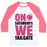Virgin Teez  Baseball Tee Unisex Classic Baseball Tee / x-small / White/Neon Pink ON SATURDAYS WE TAILGATE UNISEX CLASSIC BASEBALL TEE