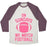 Virgin Teez  Baseball Tee Unisex Tri-Blend Baseball Tee / small / Oatmeal / Maroon ON SUNDAYS WE WATCH FOOTBALL UNISEX TRI-BLEND BASEBALL TEE