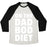 Virgin Teez  Baseball Tee Unisex Tri-Blend Baseball Tee / small / Oatmeal / Black ON THE DAD BOD DIET UNISEX TRI-BLEND BASEBALL TEE