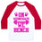 Virgin Teez  Baseball Tee Unisex Classic Baseball Tee / x-small / White/Red ON WEDNESDAYS WE BENCH UNISEX CLASSIC BASEBALL TEE