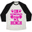 Virgin Teez  Baseball Tee Unisex Tri-Blend Baseball Tee / small / Oatmeal / Black ON WEDNESDAYS WE BENCH UNISEX TRI-BLEND BASEBALL TEE
