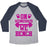 Virgin Teez  Baseball Tee Unisex Tri-Blend Baseball Tee / small / Athletic Gray / Navy ON WEDNESDAYS WE BENCH UNISEX TRI-BLEND BASEBALL TEE