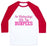 Virgin Teez  Baseball Tee Unisex Classic Baseball Tee / x-small / White/Red ON WEDNESDAYS WE DO BURPEES UNISEX CLASSIC BASEBALL TEE