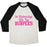 Virgin Teez  Baseball Tee Unisex Tri-Blend Baseball Tee / small / Oatmeal / Black ON WEDNESDAYS WE DO BURPEES UNISEX TRI-BLEND BASEBALL TEE