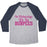 Virgin Teez  Baseball Tee Unisex Tri-Blend Baseball Tee / small / Athletic Gray / Navy ON WEDNESDAYS WE DO BURPEES UNISEX TRI-BLEND BASEBALL TEE
