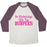 Virgin Teez  Baseball Tee Unisex Tri-Blend Baseball Tee / small / Oatmeal / Maroon ON WEDNESDAYS WE DO BURPEES UNISEX TRI-BLEND BASEBALL TEE