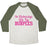 Virgin Teez  Baseball Tee Unisex Tri-Blend Baseball Tee / small / Oatmeal / Moss ON WEDNESDAYS WE DO BURPEES UNISEX TRI-BLEND BASEBALL TEE