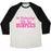 Virgin Teez  Baseball Tee Unisex Tri-Blend Baseball Tee / small / Oatmeal / Black ON WEDNESDAYS WE DO BURPEES UNISEX TRI-BLEND BASEBALL TEE