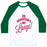 Virgin Teez  Baseball Tee Unisex Classic Baseball Tee / x-small / White/Dark Green ON WEDNESDAYS WE LUNGE! UNISEX CLASSIC BASEBALL TEE