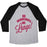 Virgin Teez  Baseball Tee Unisex Tri-Blend Baseball Tee / small / Athletic Gray / Black ON WEDNESDAYS WE LUNGE! UNISEX TRI-BLEND BASEBALL TEE