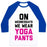 Virgin Teez  Baseball Tee Unisex Classic Baseball Tee / x-small / White/Blue ON WEDNESDAYS WE WEAR YOGA PANTS UNISEX CLASSIC BASEBALL TEE
