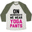 Virgin Teez  Baseball Tee Unisex Tri-Blend Baseball Tee / small / Oatmeal / Moss ON WEDNESDAYS WE WEAR YOGA PANTS UNISEX TRI-BLEND BASEBALL TEE