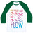 Virgin Teez  Baseball Tee Unisex Classic Baseball Tee / x-small / White/Dark Green ON YOUR MAT GET SET FLOW YOGA UNISEX CLASSIC BASEBALL TEE
