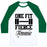 Virgin Teez  Baseball Tee Unisex Classic Baseball Tee / x-small / White/Dark Green ONE FIT FIERCE FEMME UNISEX CLASSIC BASEBALL TEE