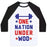 Virgin Teez  Baseball Tee Unisex Classic Baseball Tee / x-small / White/Black ONE NATION UNDER WOD UNISEX CLASSIC BASEBALL TEE