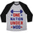 Virgin Teez  Baseball Tee Unisex Tri-Blend Baseball Tee / small / Athletic Gray / Black ONE NATION UNDER WOD UNISEX TRI-BLEND BASEBALL TEE