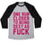 Virgin Teez  Baseball Tee Unisex Tri-Blend Baseball Tee / small / Athletic Gray / Black ONE RUN CLOSER TO BEING SEXY AS F*** UNISEX TRI-BLEND BASEBALL TEE